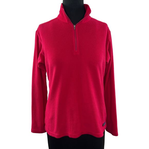 PATAGONIA Red Better Sweater Quarter-Zip Mock Neck Fleece Classic Size Medium M - Picture 1 of 9